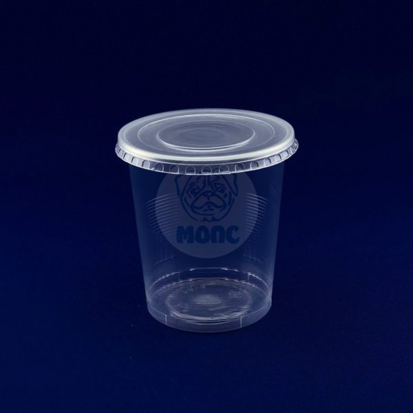 Стакан Бочка 0,5л с крышкой диаметр 94,5х104мм 50/20/1000