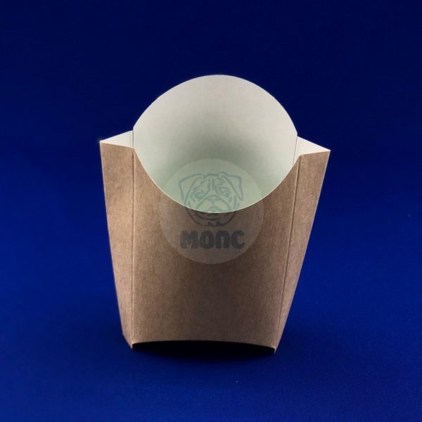 Коробка для картофеля фри 120гр крафт 50/500