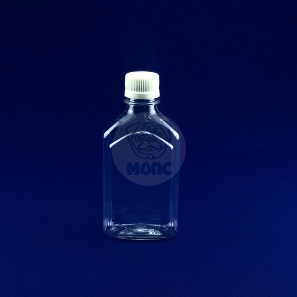 Бутылочка пластиковая «Фляжка» 0,25л 1/50