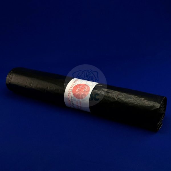 Мешки для мусора ПВД 120л (25шт) 1/20
