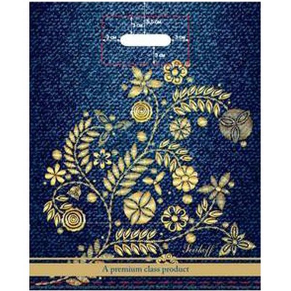 Пакет с вырубной ручкой «Джинс» 40*47см 25/500